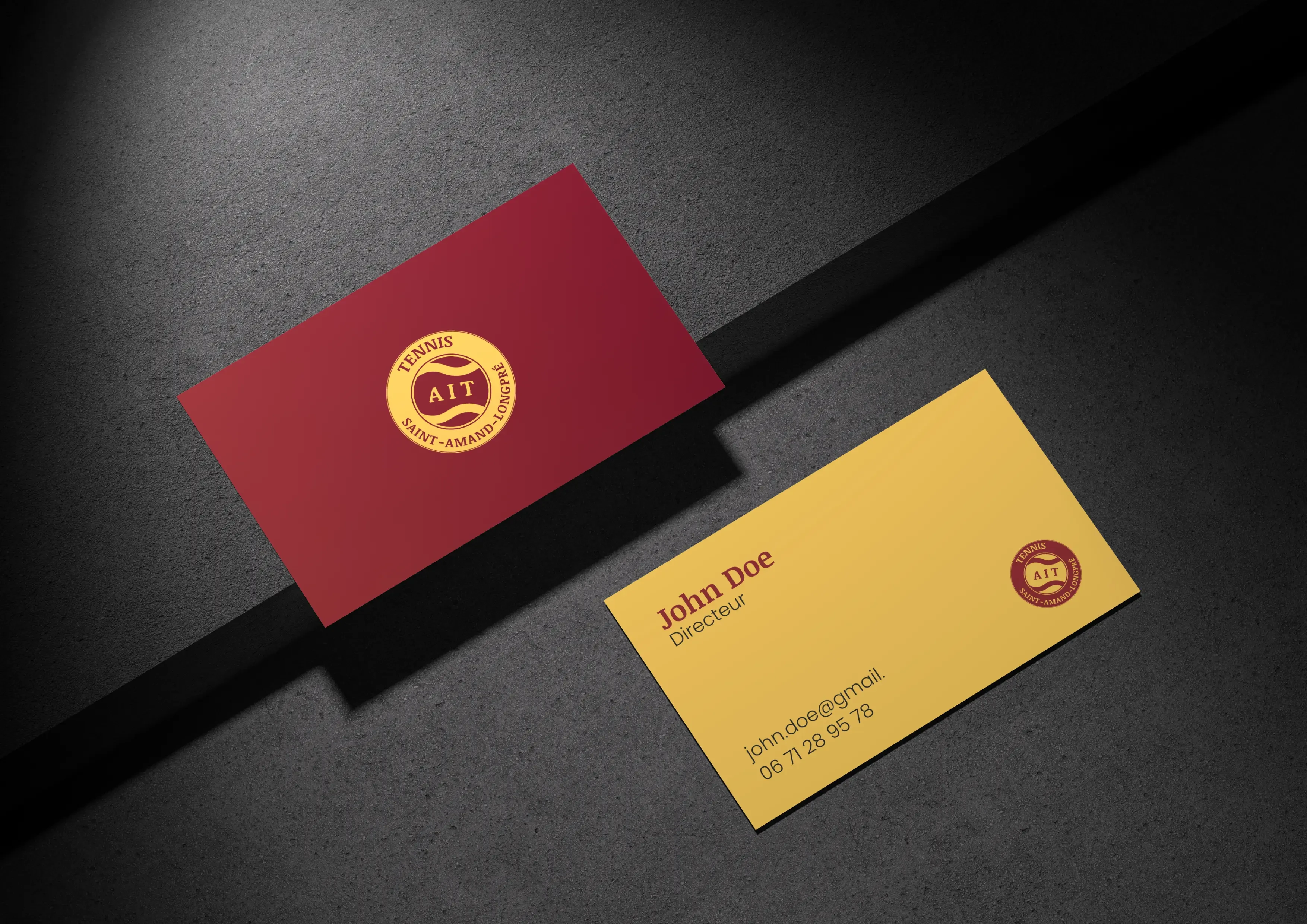 Carte de visite recto-verso de l'AIT